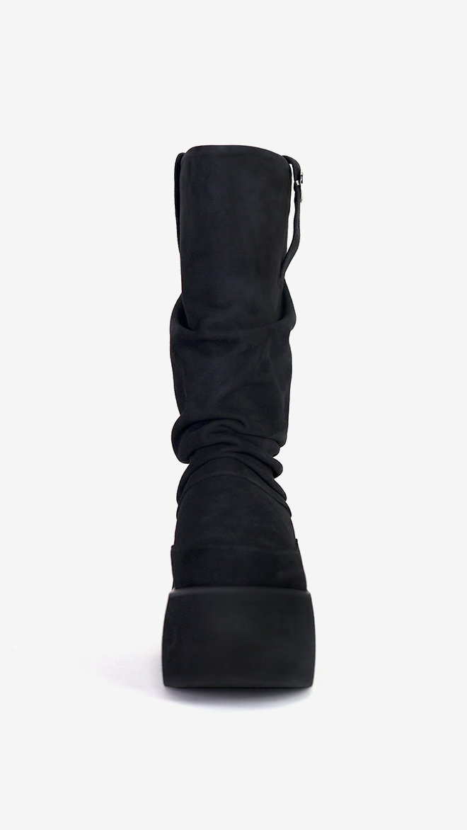 SMA SHOES LUXE LINE 소피아 리얼레더 플랫폼 부츠