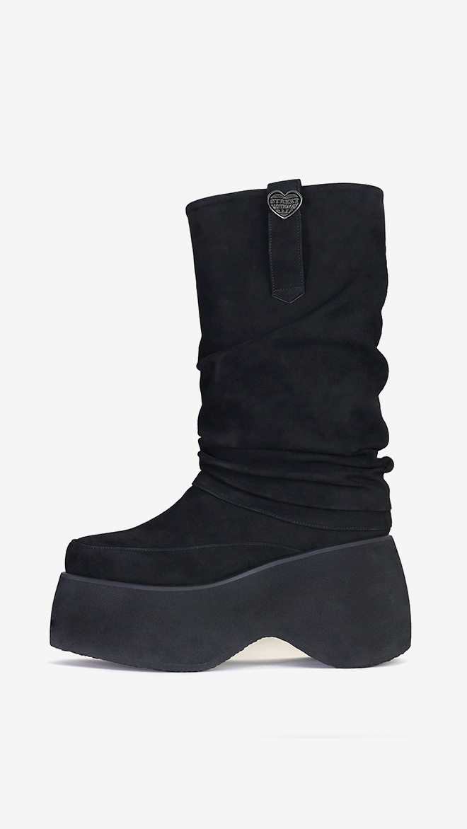 SMA SHOES LUXE LINE 소피아 리얼레더 플랫폼 부츠