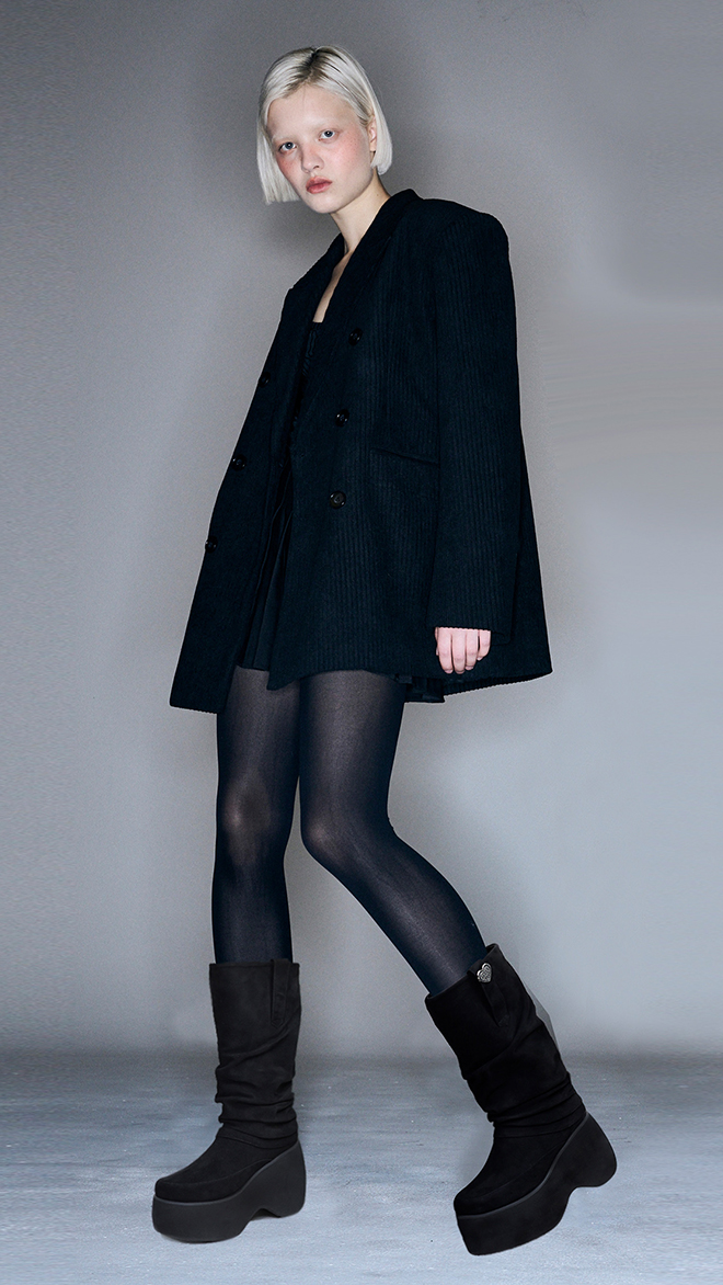 SMA SHOES LUXE LINE 소피아 리얼레더 플랫폼 부츠