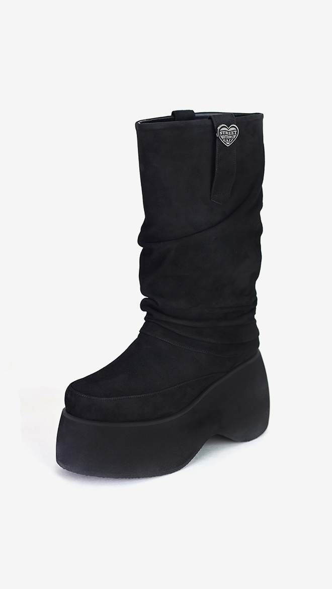 SMA SHOES LUXE LINE 소피아 리얼레더 플랫폼 부츠