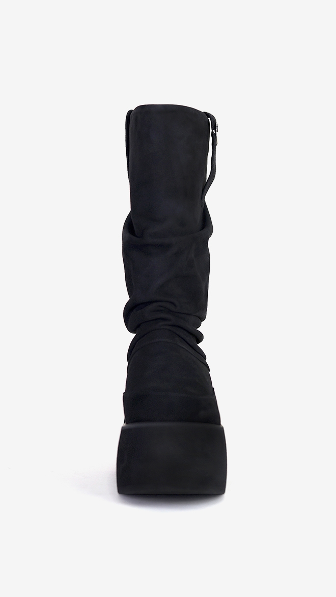 SMA SHOES LUXE LINE 소피아 리얼레더 플랫폼 부츠