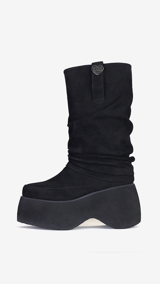 SMA SHOES LUXE LINE 소피아 리얼레더 플랫폼 부츠