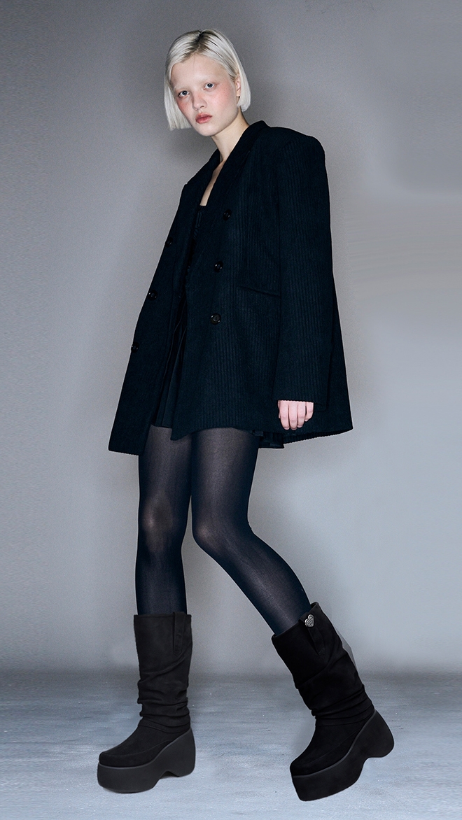 SMA SHOES LUXE LINE 소피아 리얼레더 플랫폼 부츠