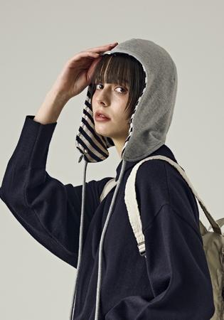 REVERSIBLE EARFLAP [GRAY]