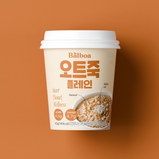 발보아 저당 오트죽 40g 플레인
