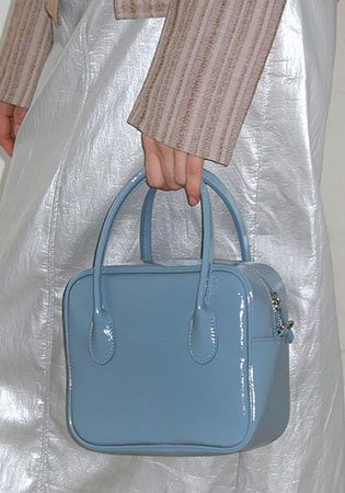 Square bento bag Dusty blue