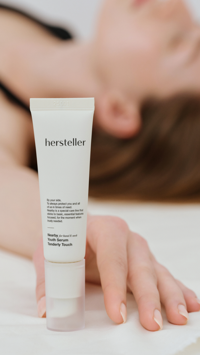허스텔러 니어바이 포 핸드 앤 넥 유쓰 세럼 30ml (2종 택1)