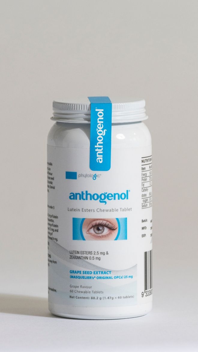 [단독판매]Anthogenol 안토제놀 루테인 츄어블