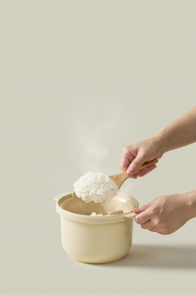 [최고기X칼로볼] 저당밥솥 저당질 다이어트 당뇨 전자레인지용 캠핑밥솥 자취생 밥통