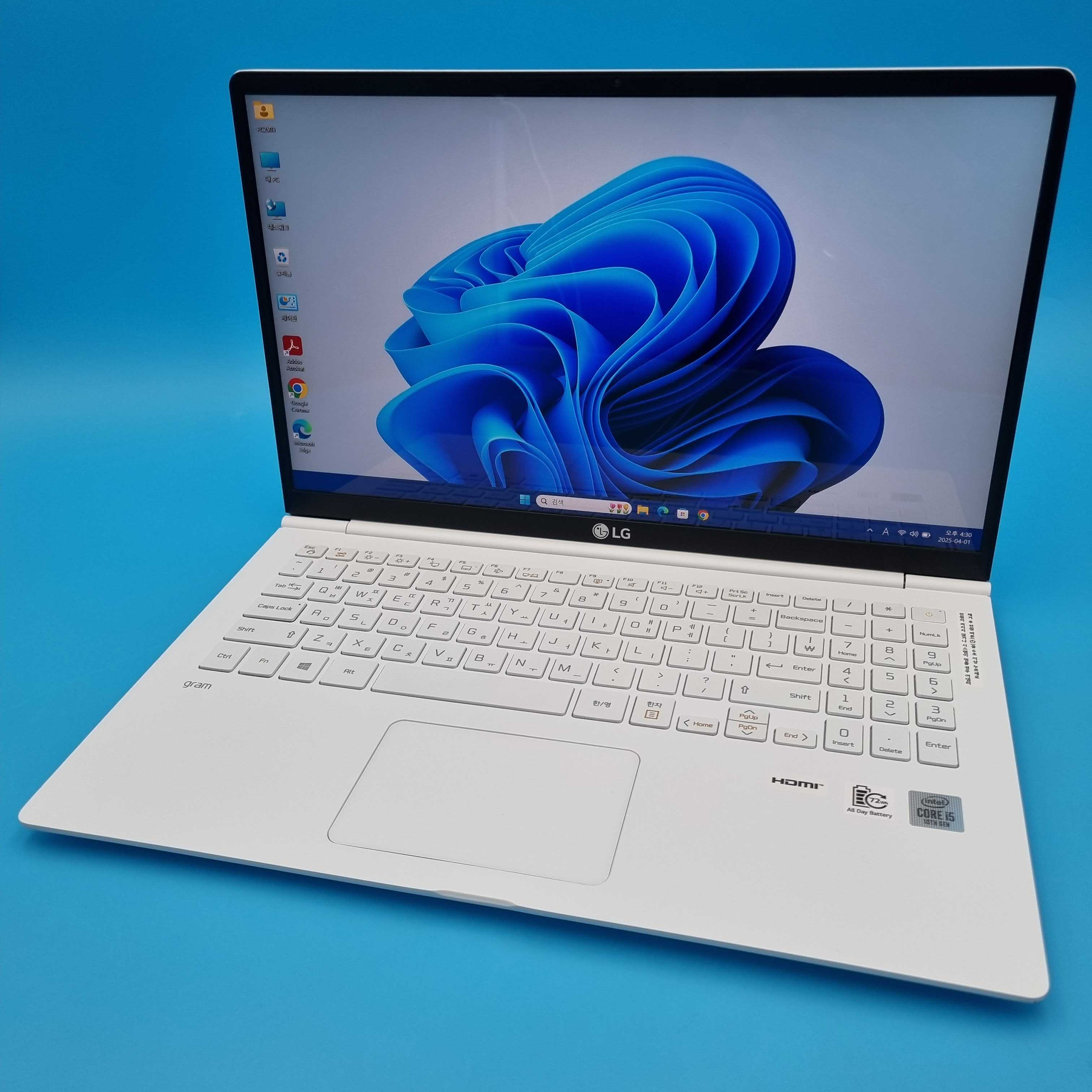[*그램풀박스패키지]LG 최신형 15인치 그램 i5 10TH RAM 16GB SSD 512GB 대용량 배터리 CTYPE WIN11 PRO