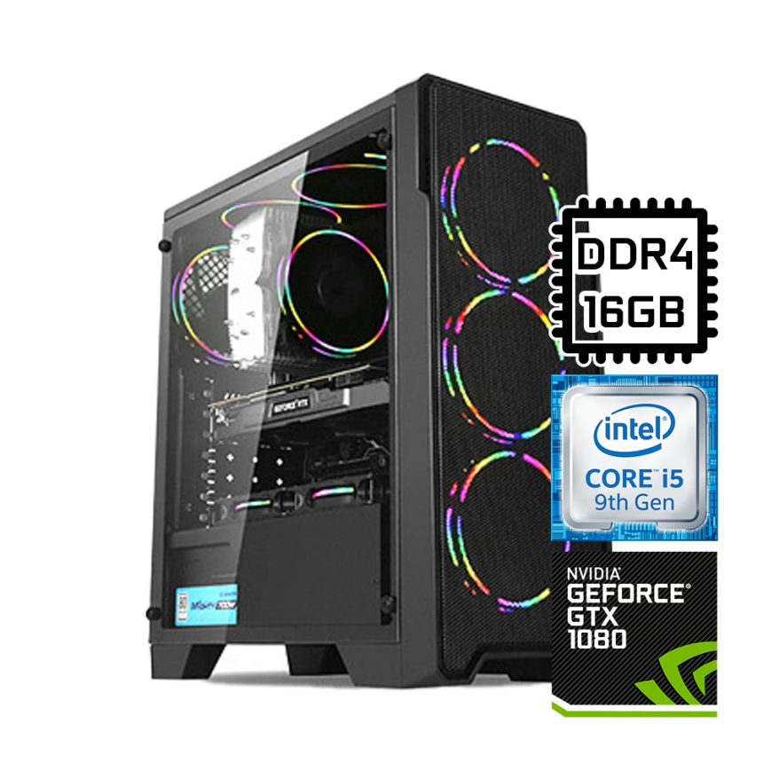 [게이밍]인텔 9세대 코어 i5 GTX 1080 RAM 16GB 중고 게이밍 본체 #DJ-3