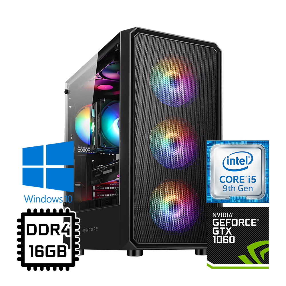 [게이밍]인텔 9세대 코어 i5 GTX 1060 RAM 16GB 윈도우10 게이밍 본체 #DJ-5