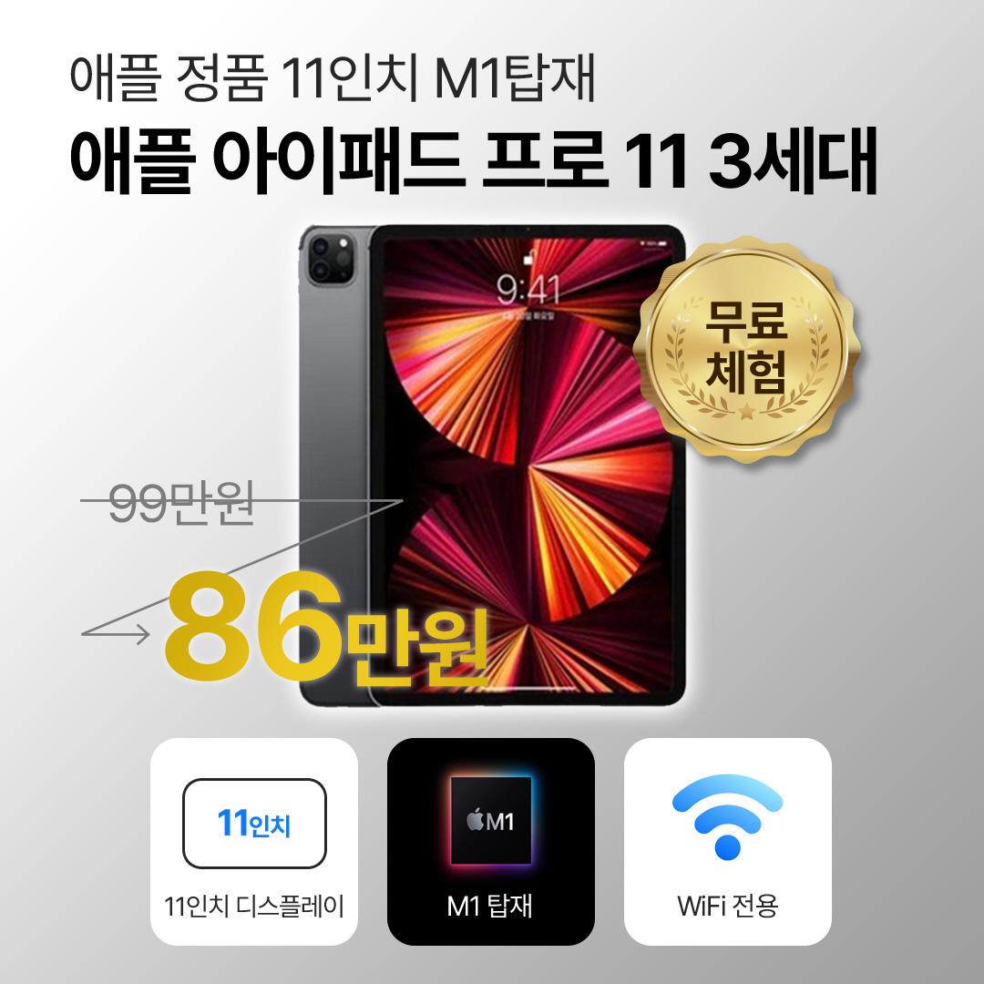 Apple 아이패드 Pro 11 3세대 128GB WiFi 전용