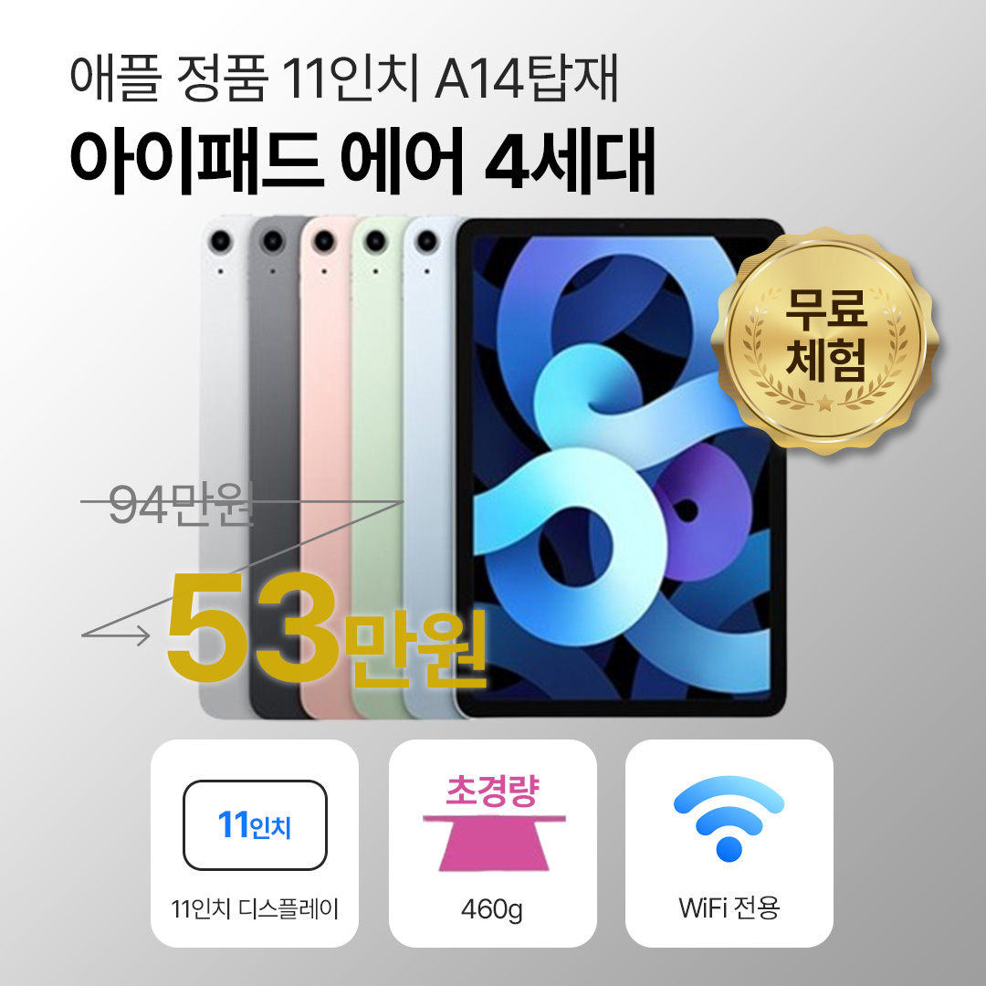 아이패드 에어 4세대 64GB 와이파이 전용