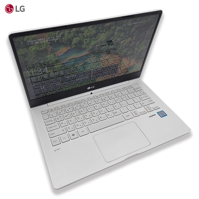 리퍼비시 LG 그램 i5 RAM 16GB HD 그래픽 512GB 13.3인치 가벼운 휴대성 리퍼 노트북