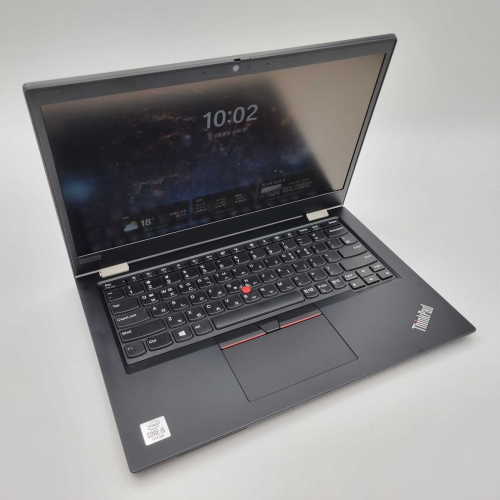 리퍼비시 레노버 씽크패드 블랙 i5 UHD 그래픽 512GB 13.3인치 휴대성 리퍼 노트북