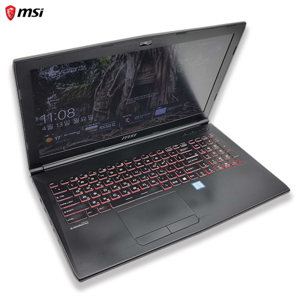 리퍼비시 MSI i7 HQ RAM 16GB GTX 1060 15.6인치 리퍼 노트북