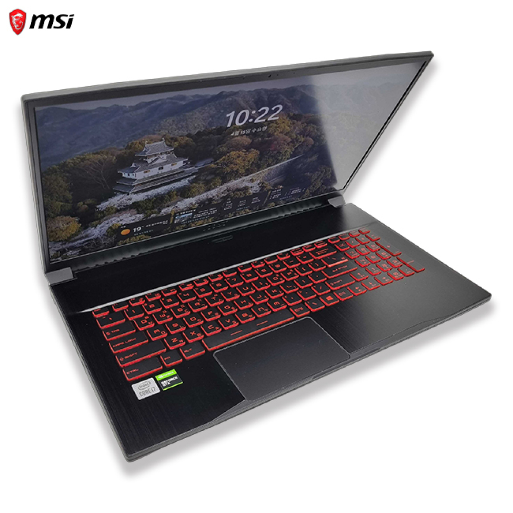 리퍼비시 MSI i7 10TH RAM 16GB GTX 1650 1.5TB 17인치 리퍼 노트북