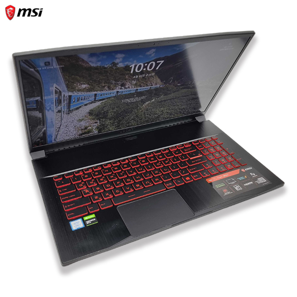 리퍼비시 MSI i7 9TH RAM 16GB GTX 1650 1.2TB 17인치 리퍼 노트북
