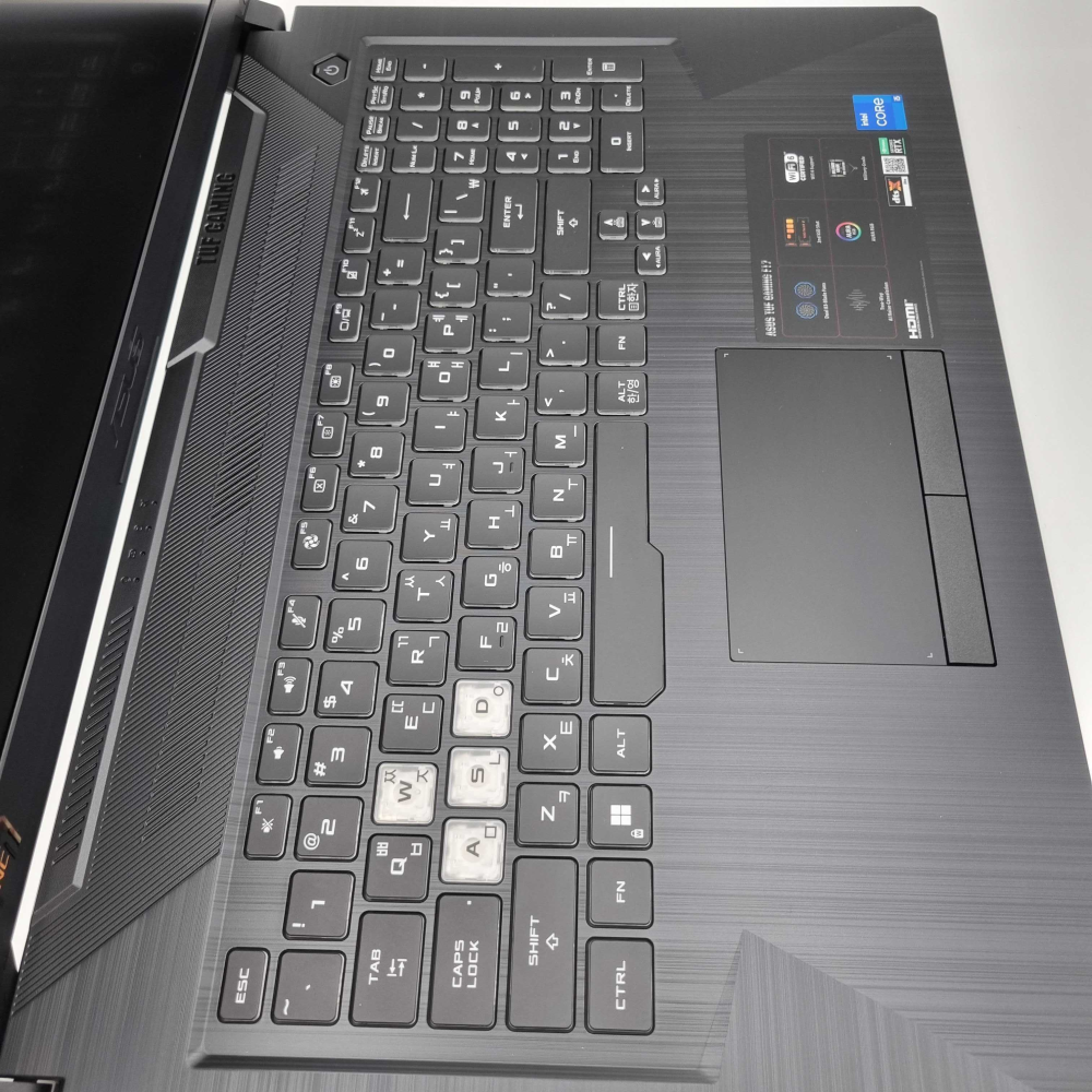 리퍼비시 ASUS i5 11TH RAM 16GB RTX 3050 17인치 리퍼 노트북