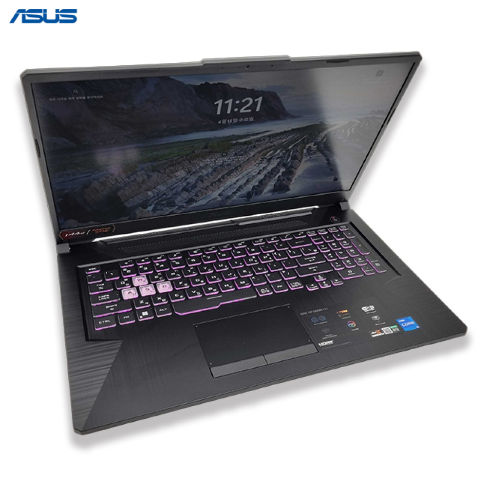 리퍼비시 ASUS i5 11TH RAM 16GB RTX 3050 17인치 리퍼 노트북