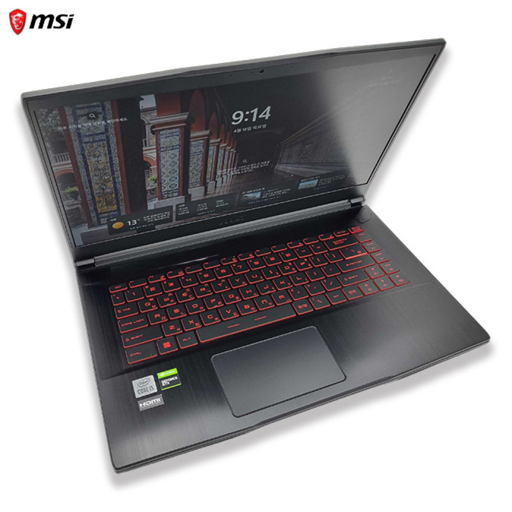 리퍼비시 MSI i5 10TH RAM 16GB GTX 1650 1.2TB 15.6인치 리퍼 노트북