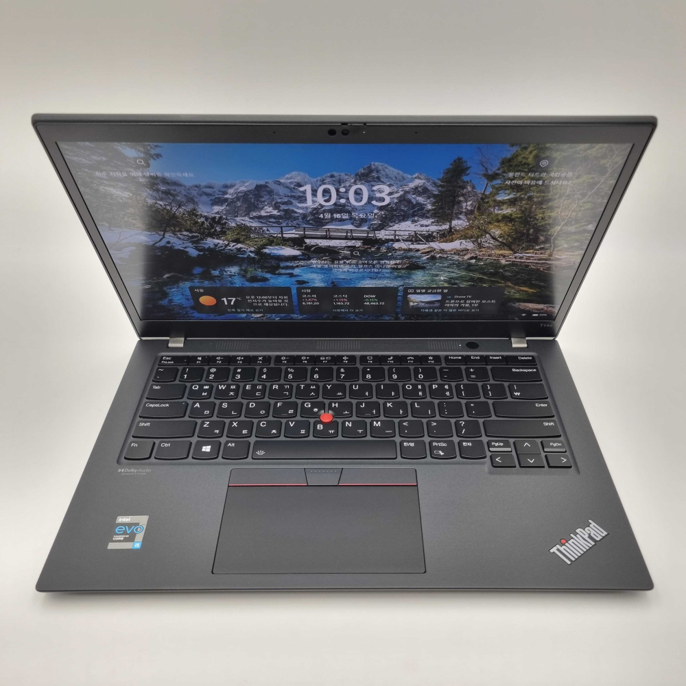리퍼비시 레노버 i5 11TH RAM 16GB Iris Xe 14인치 리퍼 노트북