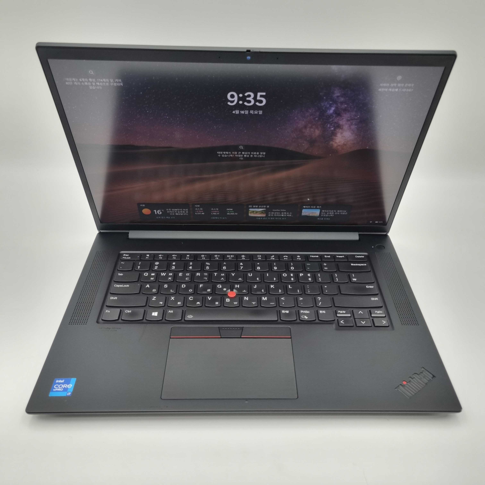 [무료오피스패키지]리퍼비시 레노버 i7 11TH RAM 32GB T1200 512GB 16인치 리퍼 노트북
