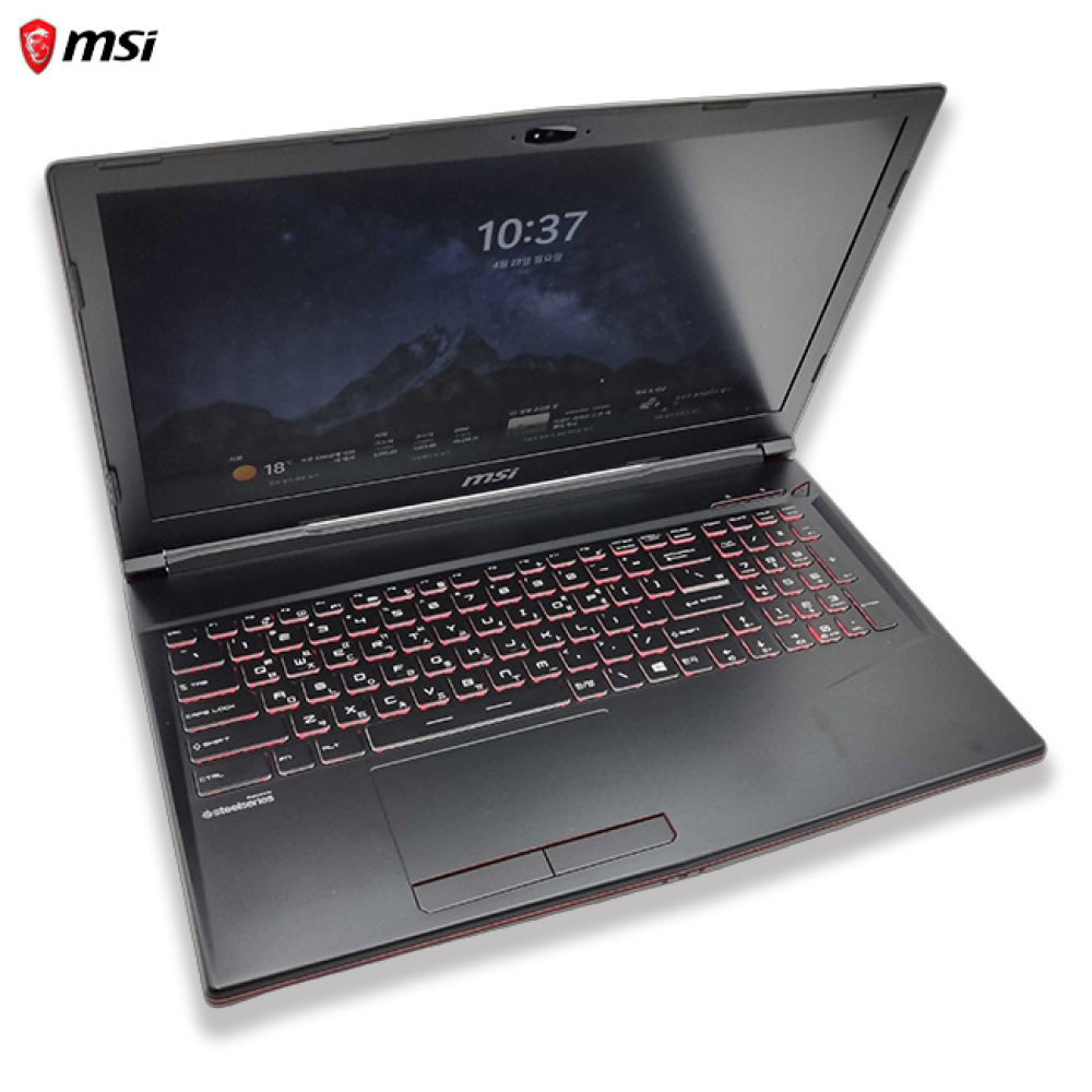 리퍼비시 MSI i7 8TH RAM 16GB GTX 1060 1.5TB 15.6인치 리퍼 노트북