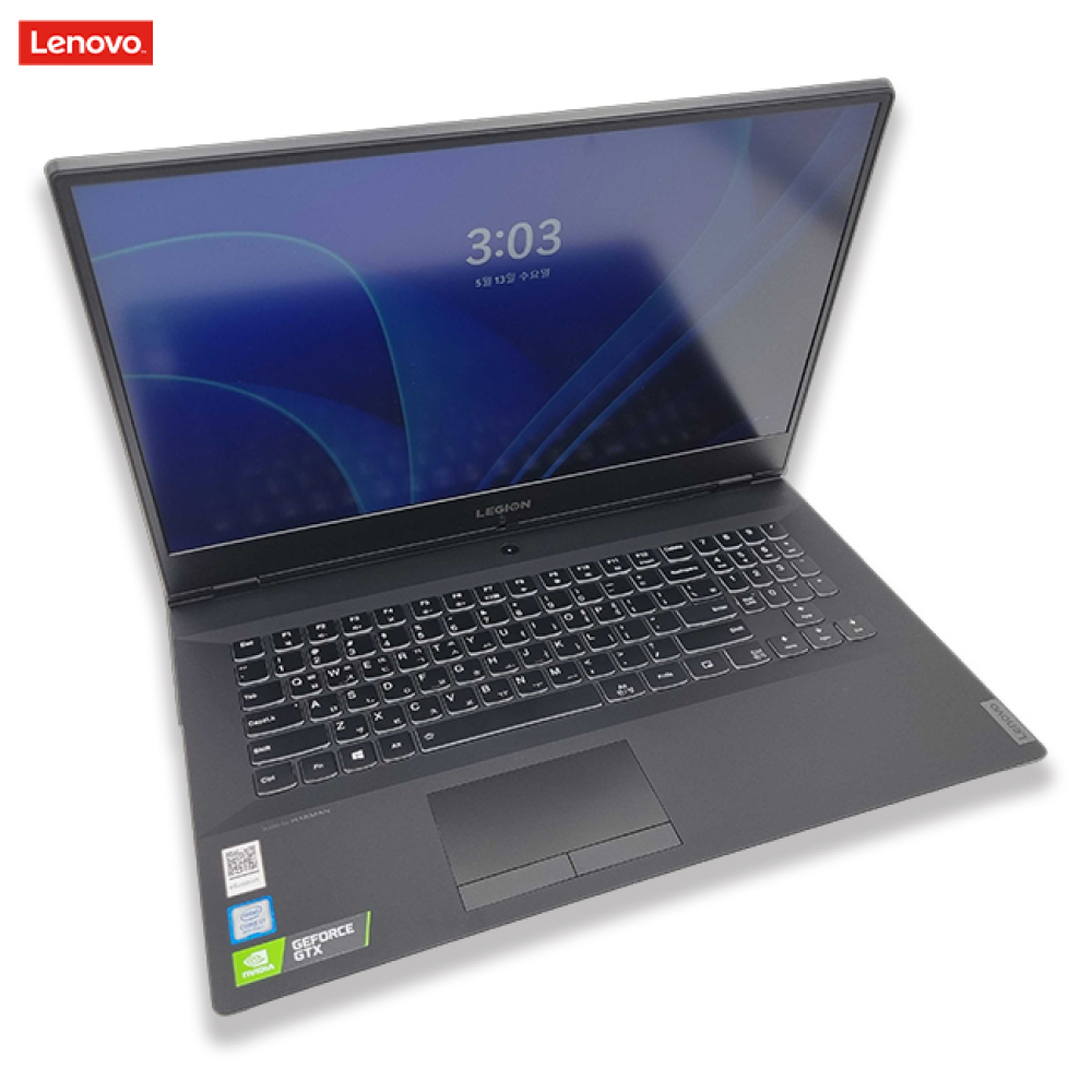 리퍼비시 레노버 i7 9TH RAM 32GB GTX 1660Ti 17인치 게이밍 리퍼 노트북