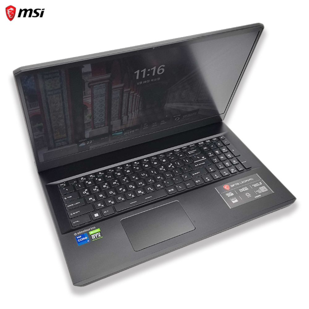 리퍼비시 MSI i7 11TH RAM 64GB RTX 3070 17인치 게이밍 리퍼 노트북