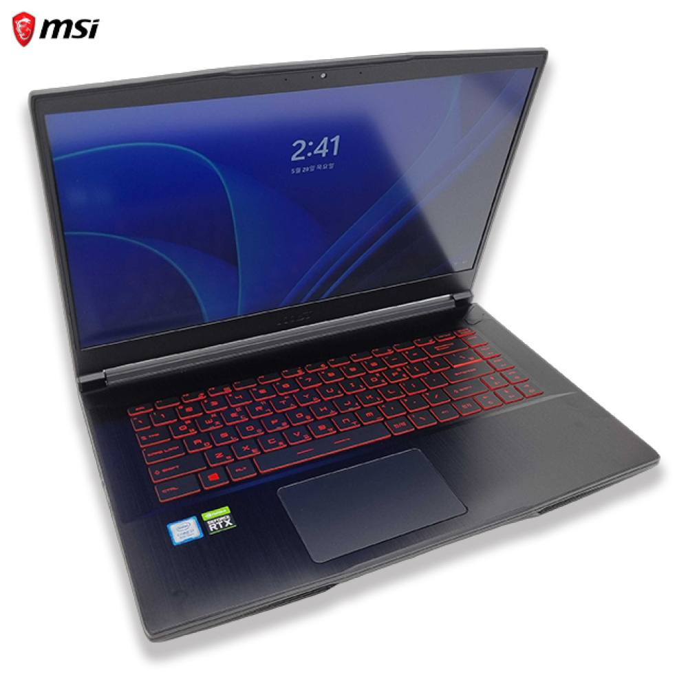 리퍼비시 MSI i7 9TH RAM 16GB RTX 2060 1TB 15.6인치 게이밍 리퍼 노트북