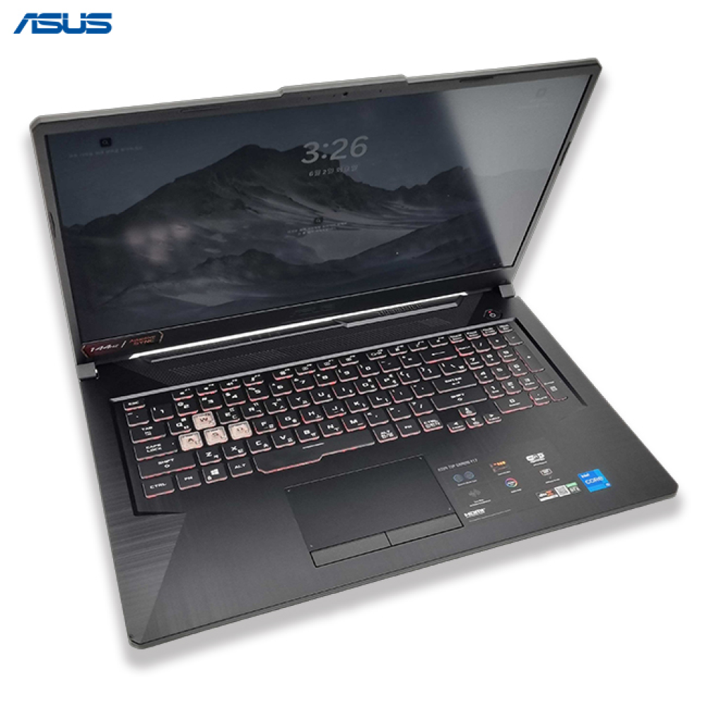 리퍼비시 ASUS i5 11TH RAM 16GB RTX 3050Ti 17인치 게이밍 리퍼 노트북