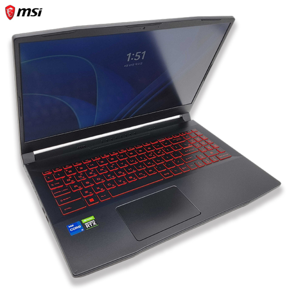 리퍼비시 MSI i7 11TH RAM 16GB RTX 3060 15.6인치 하이엔드 게이밍 리퍼 노트북