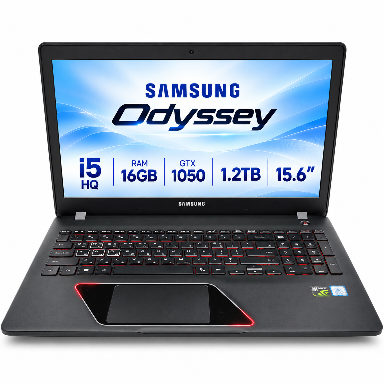 리퍼비시 삼성 오디세이 i5 HQ RAM 16GB GTX 1050 1.2TB 15.6인치 게이밍 리퍼 노트북