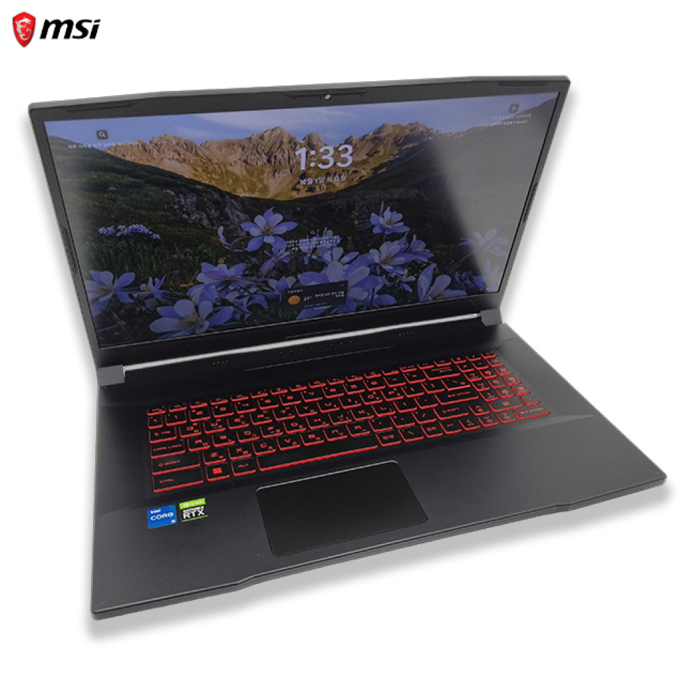 [8월11일하루파격특가]리퍼비시 MSI i5 11TH RAM 16GB RTX 3050 SSD 1TB 17인치 게이밍 리퍼 노트북