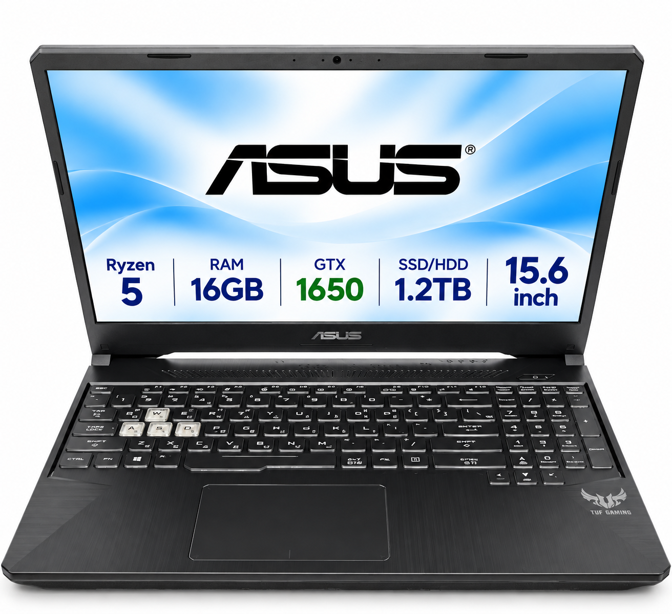 [8월11일하루파격특가]리퍼비시 ASUS Ryzen5 RAM 16GB GTX 1650 1.2TB 15.6인치 게이밍 리퍼 노트북