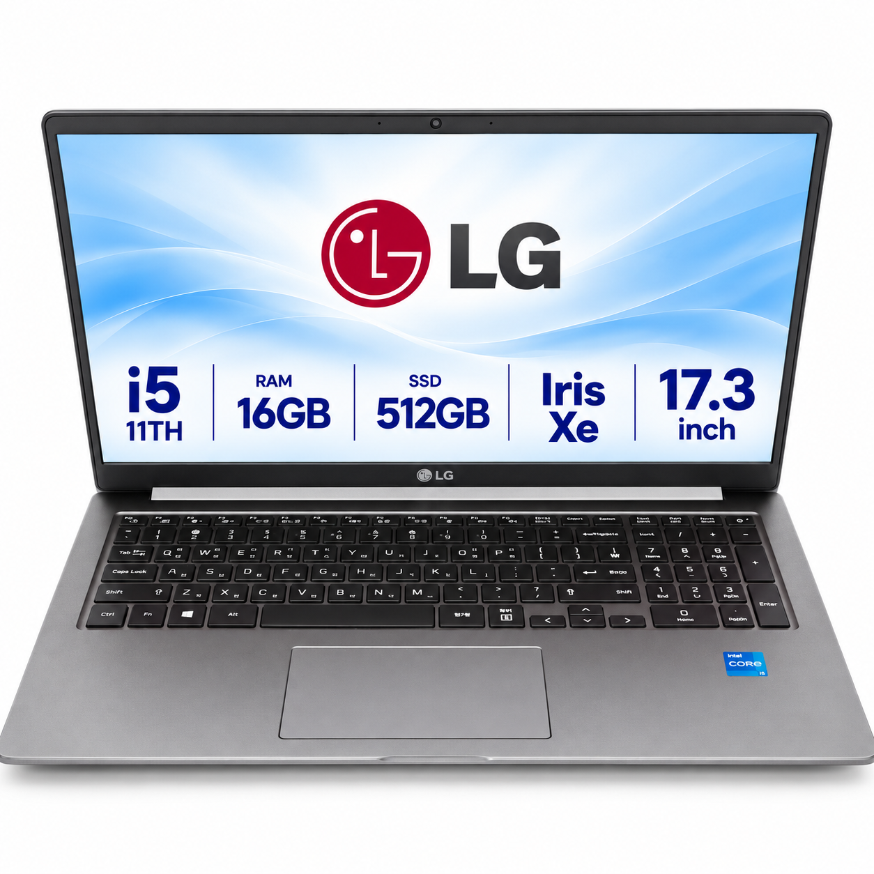 리퍼비시 LG 울트라 i5 11TH RAM 16GB Iris Xe 512GB 17.3인치 리퍼 노트북