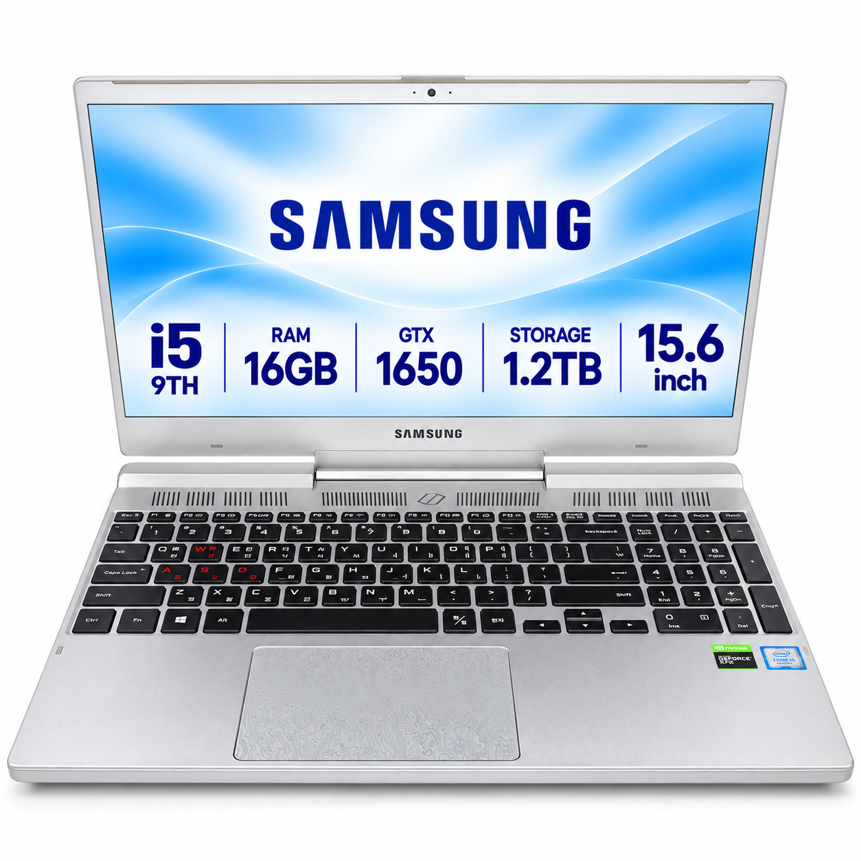 리퍼비시 삼성 i5 9TH RAM 16GB GTX 1650 1.2TB 15.6인치 리퍼 노트북