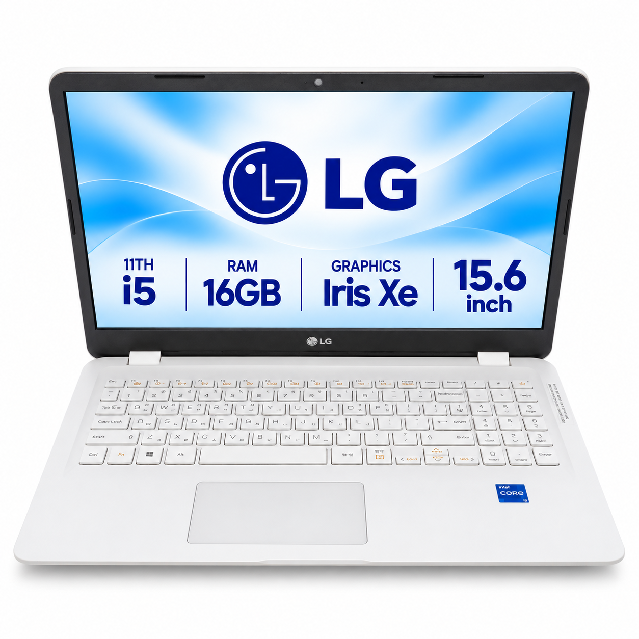 리퍼비시 LG 울트라 i5 11TH RAM 16GB Iris Xe 15.6인치 화이트 리퍼 노트북