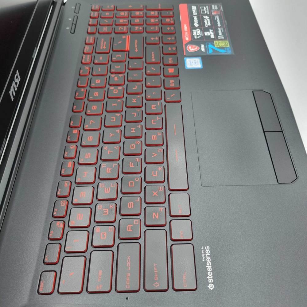 MSI i5 HQ RAM 16GB GTX 1050 1.2TB 15.6인치 게이밍 리퍼 노트북