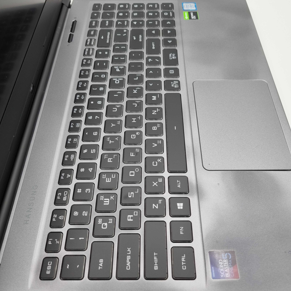 [파격특가]한성 i7 9TH RAM 16GB GTX 1650 15.6인치 게이밍 리퍼 노트북
