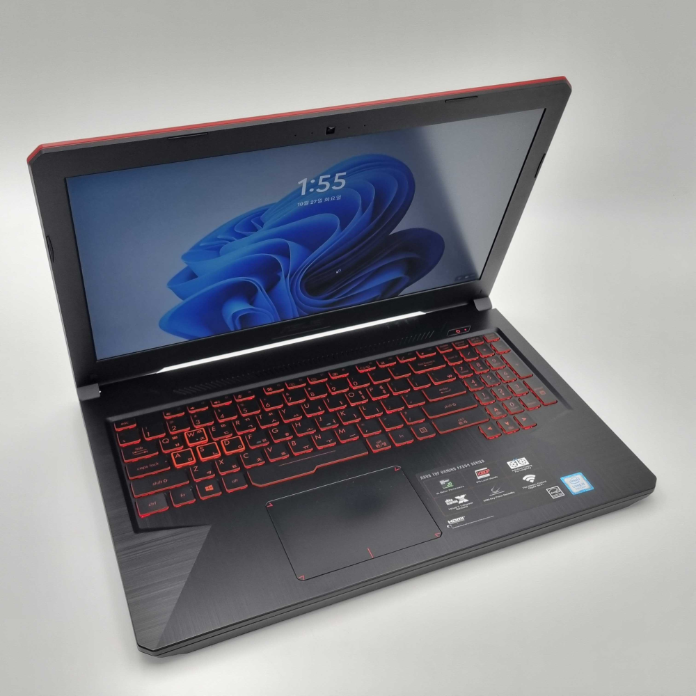 ASUS TUF i5 8TH RAM 16GB GTX 1050 1.2TB 15.6인치 게이밍 리퍼 노트북