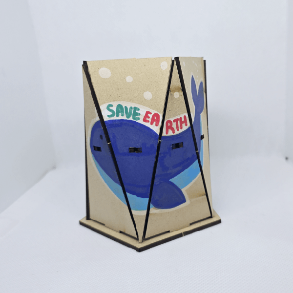(창의와날개) DIY 친환경 엇각기둥 연필꽂이