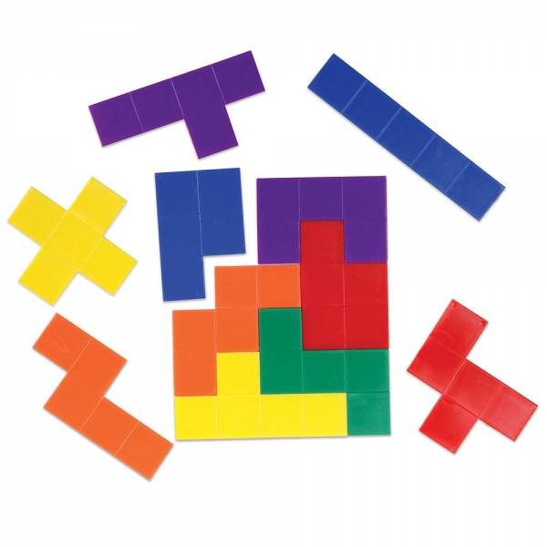 (EDU 0286-6) 펜토미노 Rainbow™ Premier Pentominoes (2.5cm 기준) 비닐포장