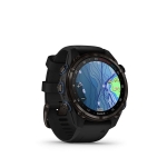 가민 GARMIN Descent Mk3i – 43mm(카본 그레이 DLC 티타늄, 블랙 실리콘 밴드)