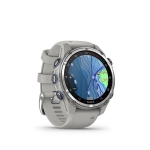 가민 GARMIN Descent Mk3 – 43mm(스테인리스 스틸, 포그 그레이 실리콘 밴드)