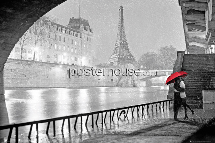 {40%할인} Paris: Eiffel Tower Kiss (캔버스코팅)