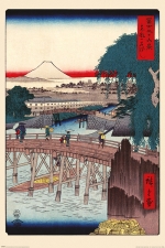 Hiroshige (Ichikoku Bridge In The Eastern Capital)