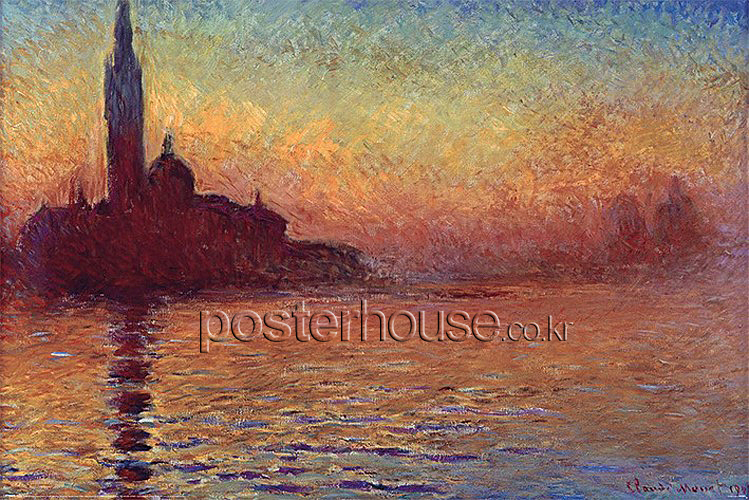모네 / Claude Monet (San Giorgio Maggiore at Dusk)